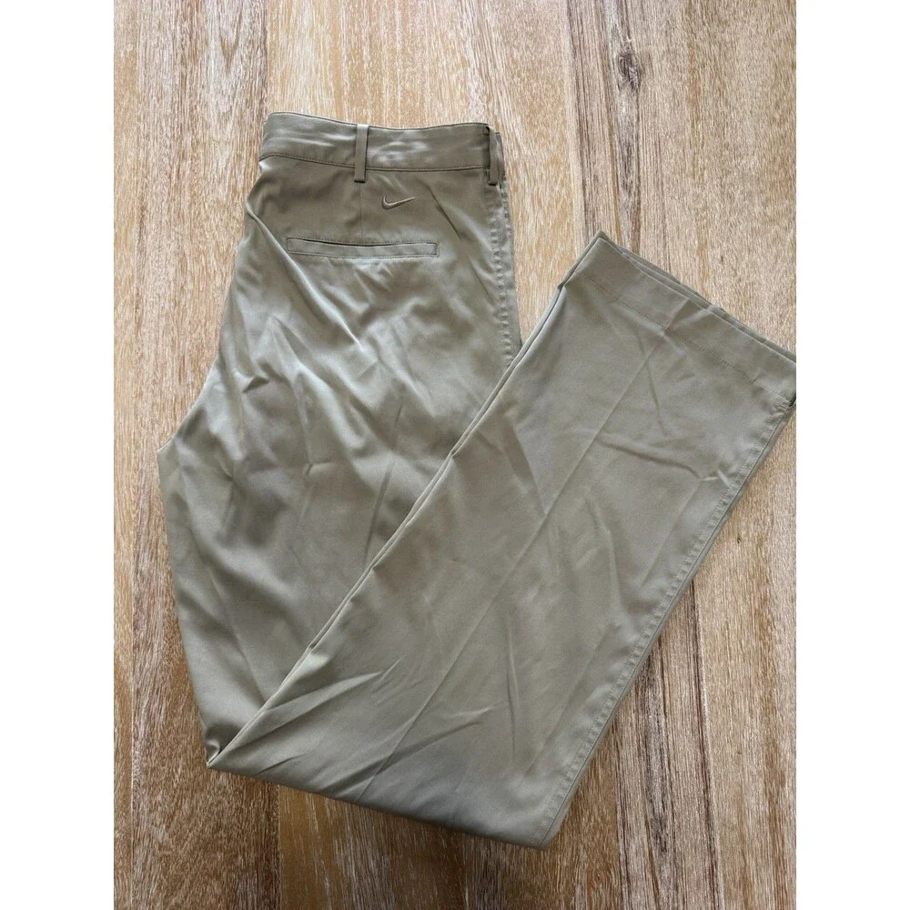 Nike Golf Pants Men's 34x34 Khaki Tan Dri-FIT Tour Performance Stretch